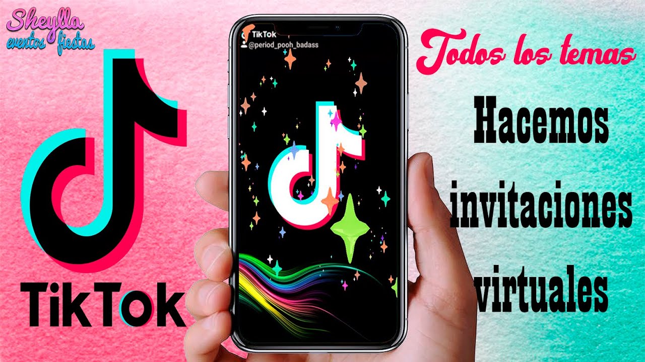 Invitacion Virtual de Tik Tok 13161