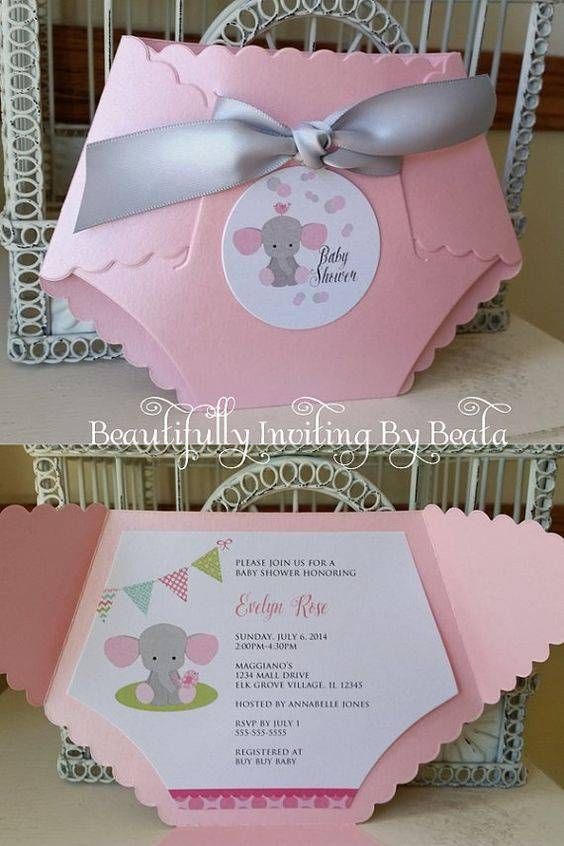 Invitacion de Baby Shower para Nina 13112