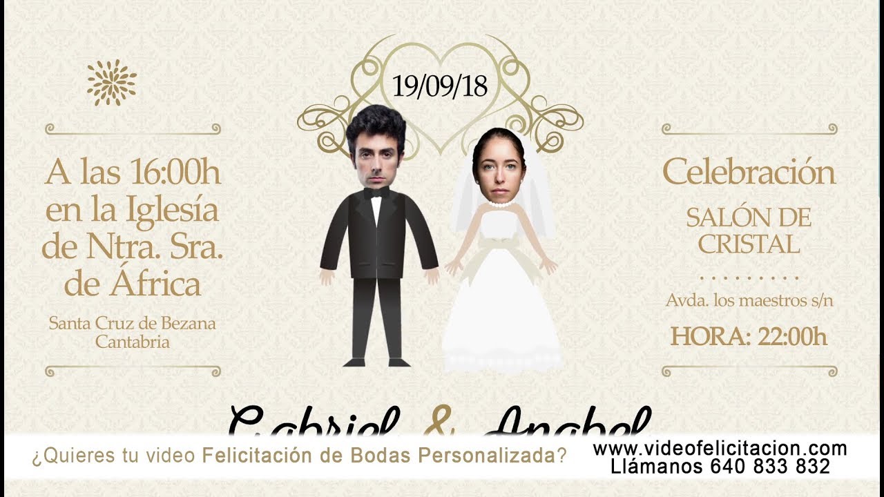 Invitacion de Boda para Enviar Por Whatsapp 13113