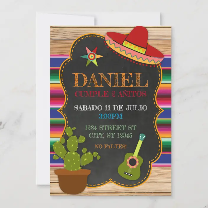 Invitacion para Fiesta Mexicana 13120