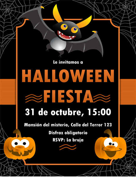 Invitacion para Halloween 13131