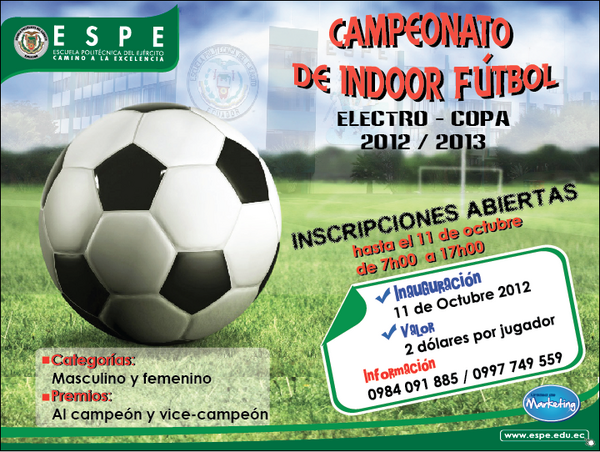 Invitacion para Un Campeonato de Futbol 13124