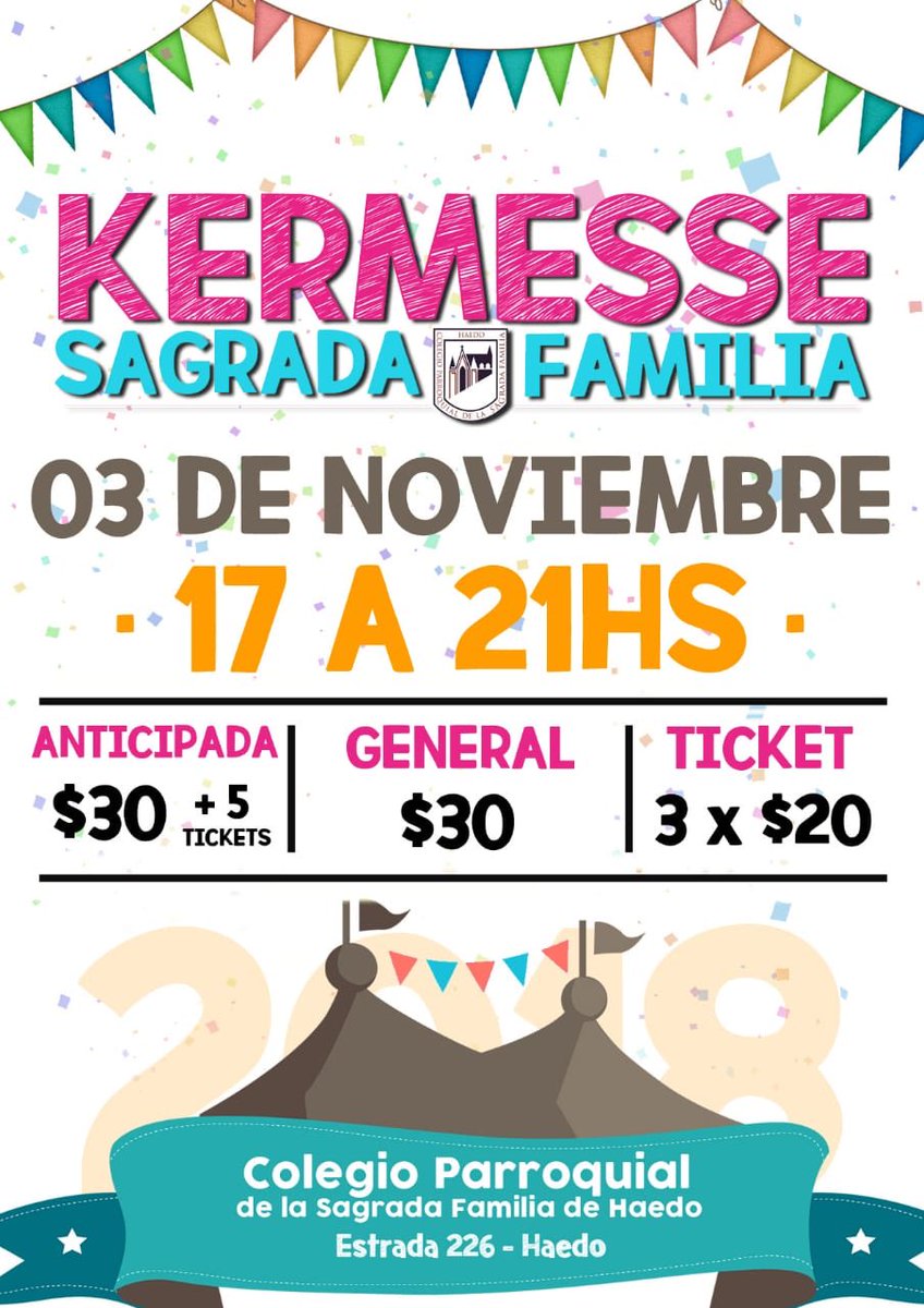 Invitacion para Una Kermesse 13137