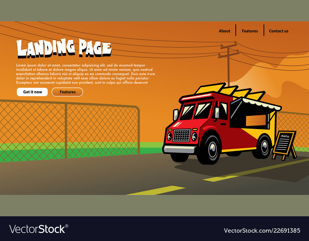 Landing Page de Food Truck 14936