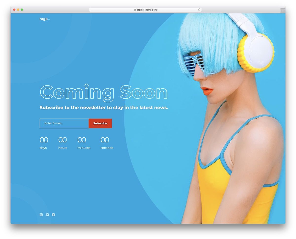 Landing Page para Coming Soon 14873