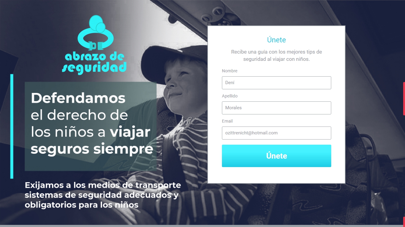 Landing Page para Ninos 14925