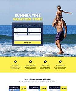 Landing Page sobre Turismo 14929