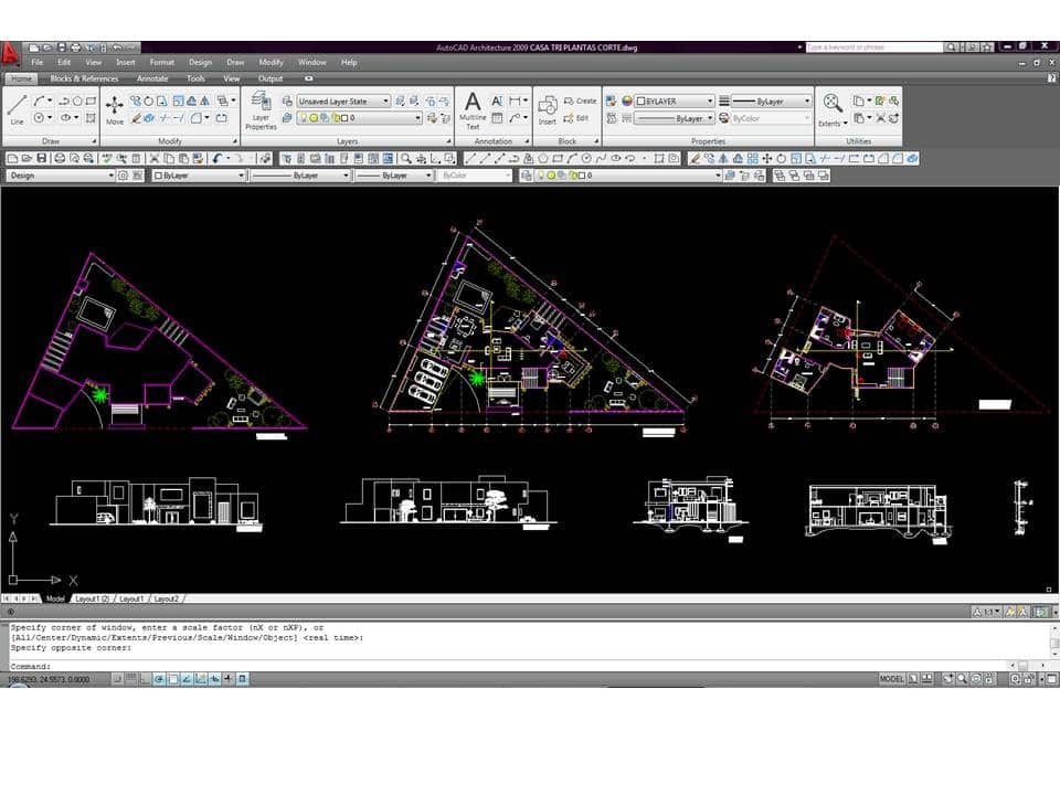 Plano de Terrenos en Autocad 10391