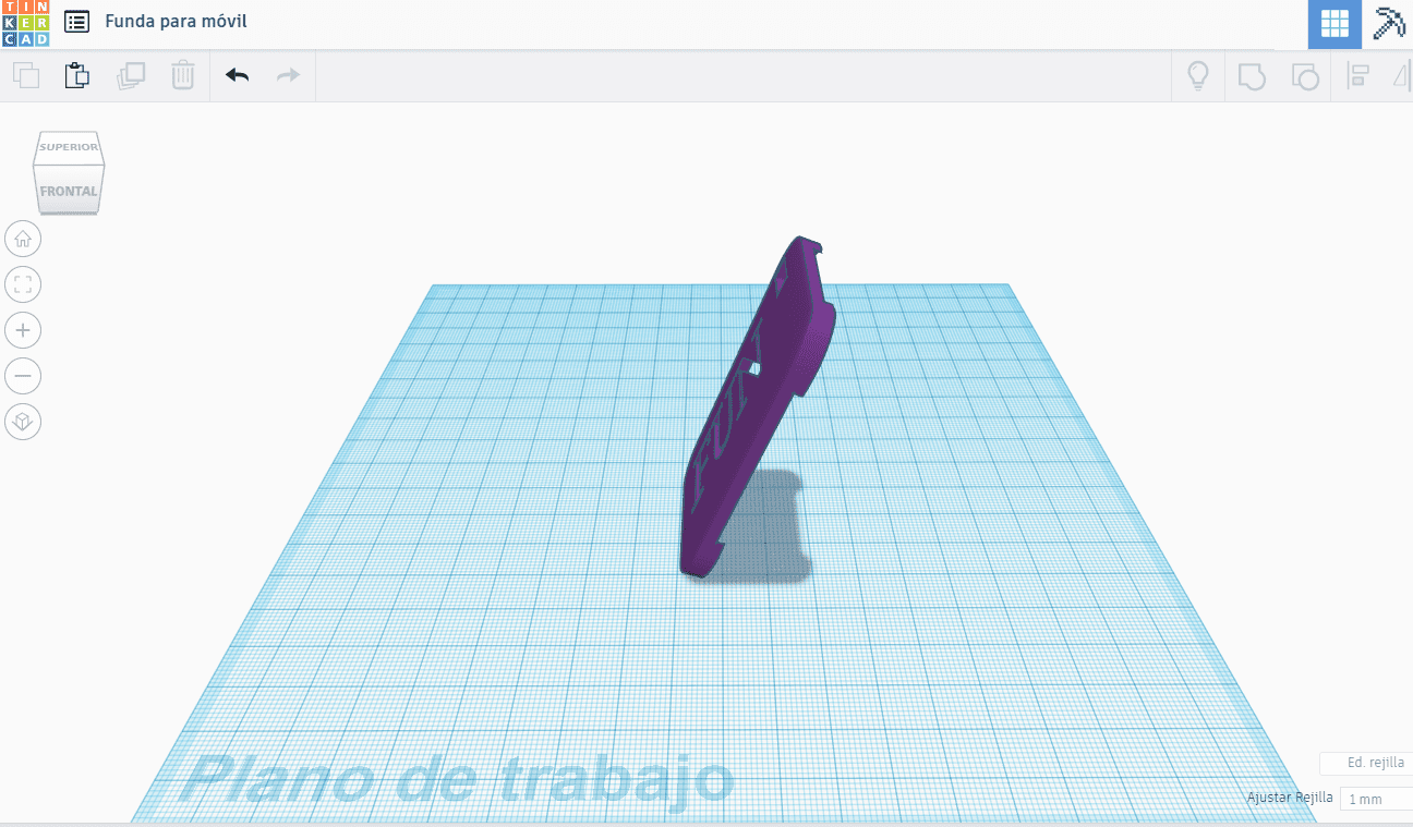 Plano en Tinkercad 10386