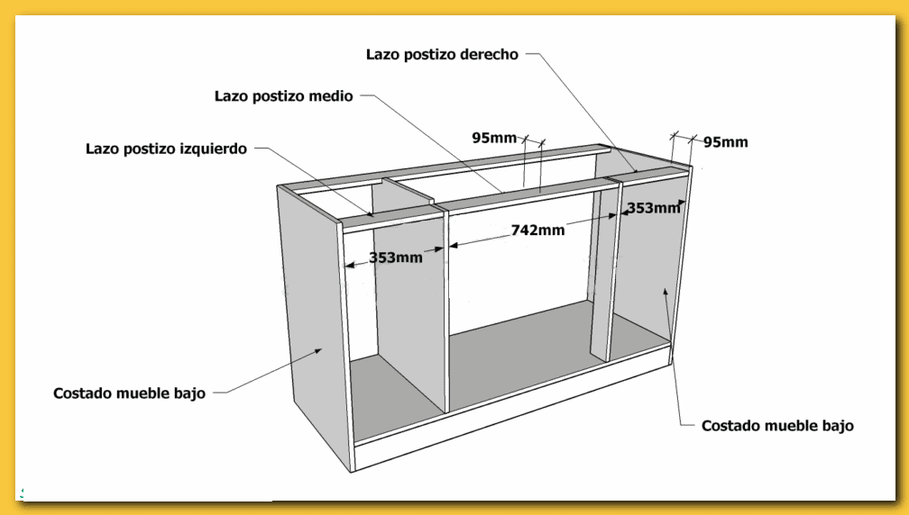 Plano para Muebles de Melamina 9688