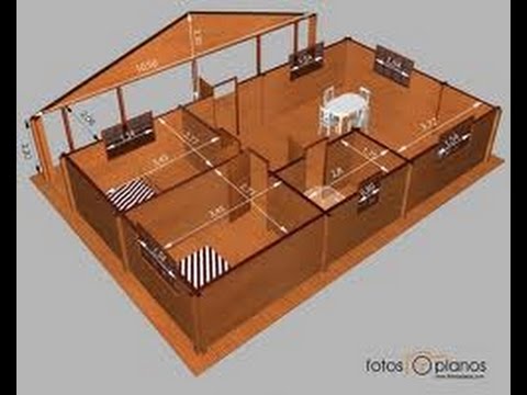 Plano para Una Casa de Madera 9723