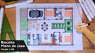 Plano para Una Casa 9685