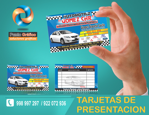 Tarjeta de Presentacion para Autolavado 14958