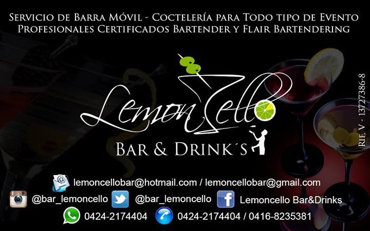 Tarjeta de Presentacion para Bartender 14971