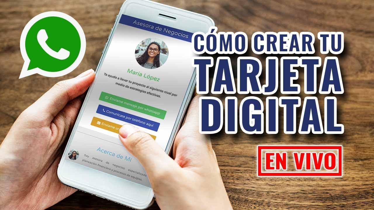 Tarjeta de Presentacion para Enviar Por Whatsapp 14998