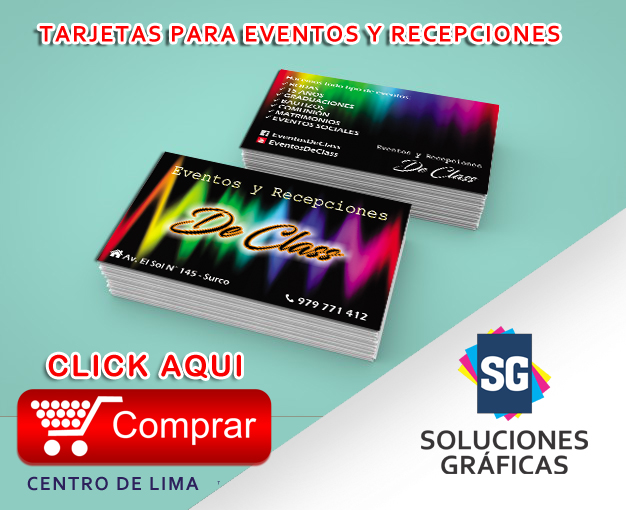 Tarjeta de Presentacion para Eventos Sociales 15002