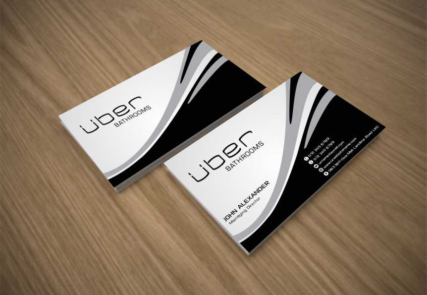 Tarjeta de Presentacion para Uber 15021