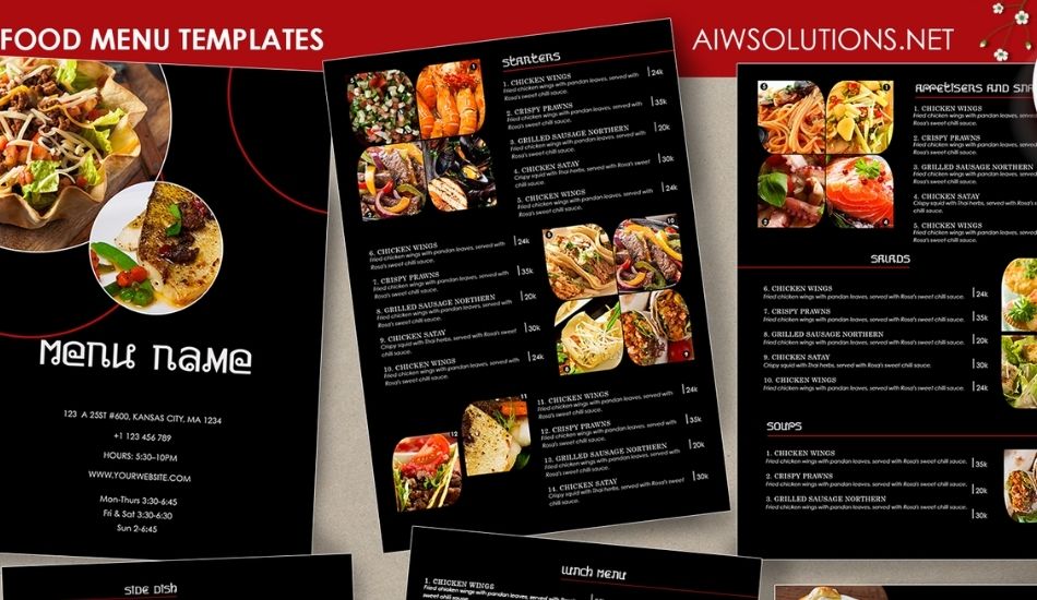 Servicio de Diseño de Menús para Restaurantes