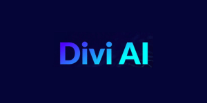 Logo y enlace a la sección de Divi AI