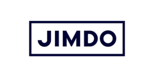 Logo y enlace a la sección de Jimdo
