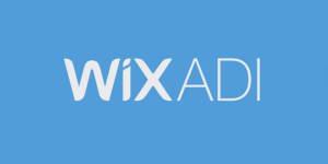Logo y enlace a la sección de Wix